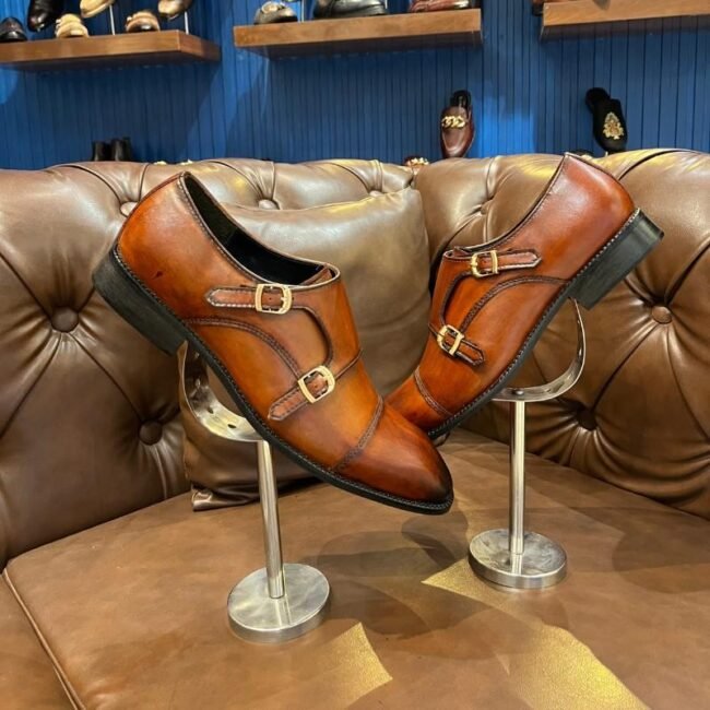Handpainted-Italian-Leather-Double-Monks (2)