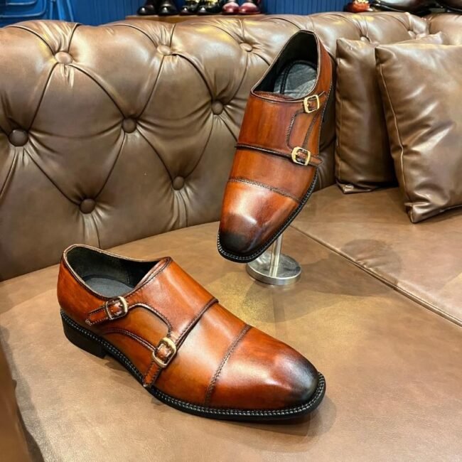 Handpainted-Italian-Leather-Double-Monks (3)