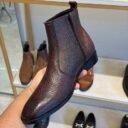 Brown-lizard-texture-italian-leather-boots (1)