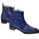 Blue Croc Texture Chelsea Boots (5)