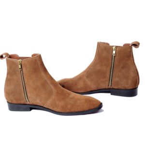 Handmade Genuine Leather Chelsea Shoes Men's Boots