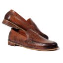 Men Textured Leather Formal Loafers (2)