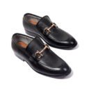 Textured Formal Slip-On Loafers